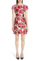 Women's Michael Kors Rose Jacquard Tee Dress - Red