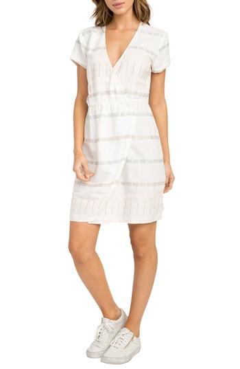 Women's Rvca Rose Wrap Dress - White