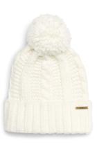 Women's Michael Michael Kors Cable Knit Hat - Ivory