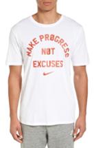 Men's Nike Dry No Excuses Training T-shirt - White