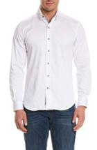 Men's Robert Graham Caruso Tailored Fit Sport Shirt - White
