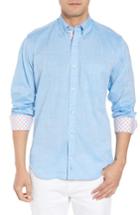 Men's Tailorbyrd Landry Fit Sport Shirt, Size Small - Blue
