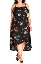 Women's Citi Chic Maxi Flowerette Sundress
