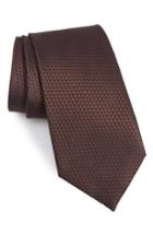 Men's Ermenegildo Zegna Textured Silk Tie, Size - Blue