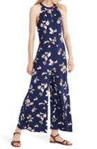 Women's Madewell Keyhole Wide Leg Jumpsuit, Size - Blue
