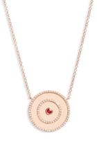 Women's Ef Collection Bullseye Diamond Pendant Necklace