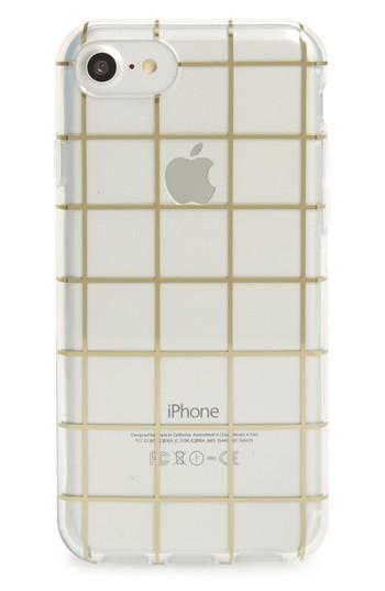 Recover Gold Grid Iphone 6/6s/7/8 & 6/6s/7/8 Case - Metallic