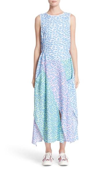 Women's Julien David Wave Print Sleeveless Dress