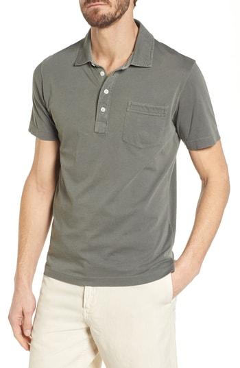 Men's Billy Reid Pensacola Gd Slim Fit Polo - Grey