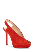 Women's Imagine By Vince Camuto Reany Platform Sandal M - Red