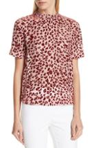 Women's Rag & Bone Gia Devore Leopard Spot Blouse - Pink