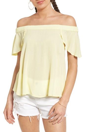 Women's Bp. Off The Shoulder Top - Yellow