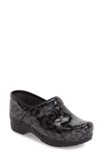 Women's Dansko 'pro Xp' Patent Leather Clog .5-11us / 41eu M - Grey
