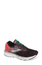 Women's Brooks Ricochet Running Shoe .5 B - Black