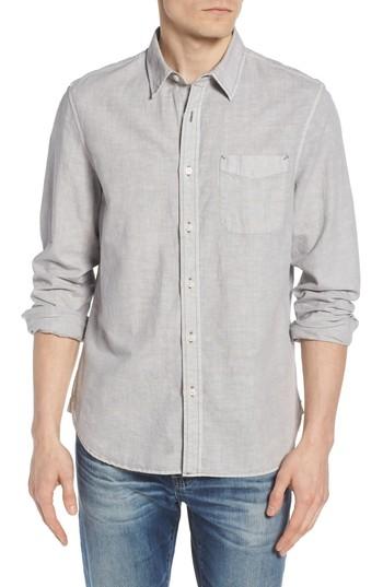 Men's Ag Colton Fit Cotton & Linen Sport Shirt