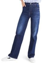 Women's Madewell High Waist Wide Leg Jeans - Blue