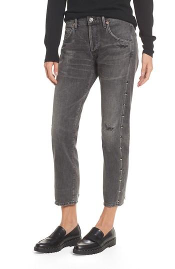 Women's Citizens Of Humanity Emerson Studded Slim Boyfriend Jeans
