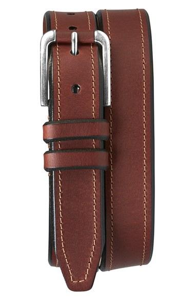 Men's Trask 'gibson' American Steer Leather Belt