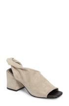 Women's Sigerson Morrison Lenny Block Heel Sandal M - Grey