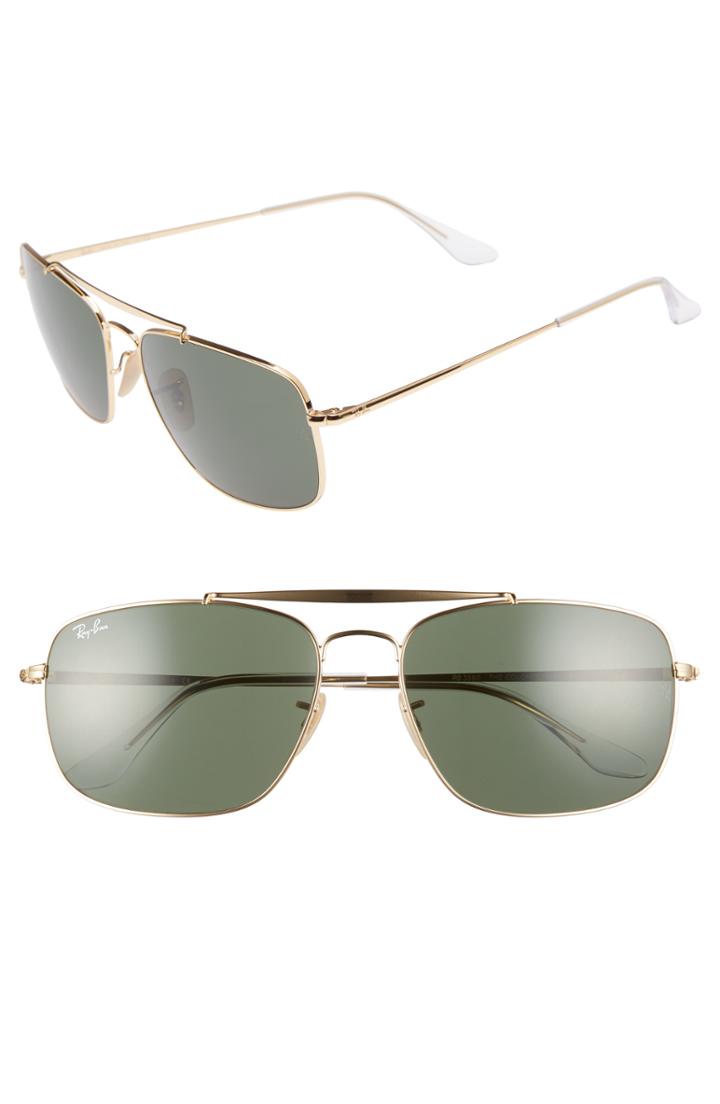 Men's Ray-ban The Colonel Square 61mm Sunglasses -