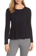 Women's Cece Chevron Stitch Sweater - Black