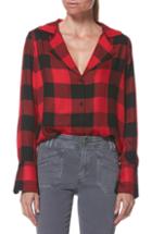 Women's Treasure & Bond Classic Plaid Shirt - Blue/green
