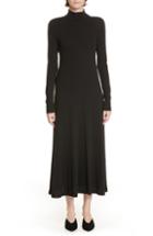 Women's Rosetta Getty Turtleneck Jersey Dress - Black