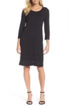 Women's Nic+zoe Everyday Ponte Knit Shift Dress - Black