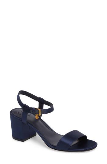 Women's Tory Burch Laurel Ankle Strap Sandal M - Blue