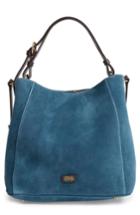 Frances Valentine Medium June Leather Hobo Bag - Blue