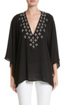 Women's Michael Kors Jeweled Silk Tunic