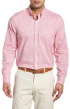 Men's Cutter & Buck Tattersall Tailored Fit Non-iron Sport Shirt - Red