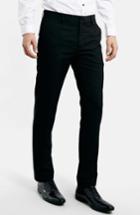 Men's Topman Black Skinny Fit Trousers X 34 - Black
