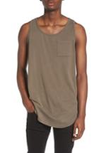Men's The Rail Longline Tank - Green