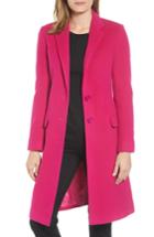 Women's Charles Gray London Wool Blend College Coat - Purple