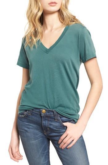 Women's Current/elliott The V-neck Tee - Blue