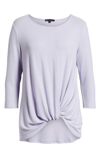 Women's Gibson Cozy Twist Front Pullover - Purple
