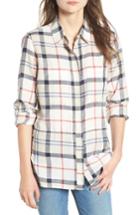 Women's Barbour Kelso Check Cotton Shirt Us / 8 Uk - Ivory