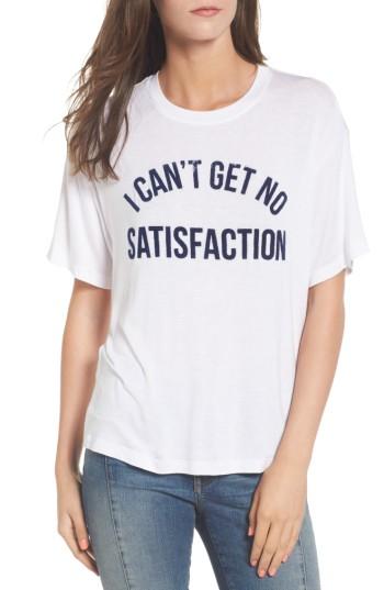 Women's Daydreamer No Satisfaction Graphic Tee - White