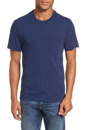 Men's James Perse High Twist Jersey Crewneck T-shirt (s) - Blue