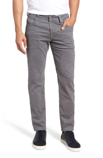 Men's Ag Tellis Slim Fit Stretch Plaid Pants