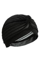 Women's Sole Society Shimmer Twisted Turban - Black