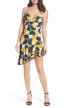Women's C/meo Collective Temptation Print Ruffle Hem Sundress - Yellow