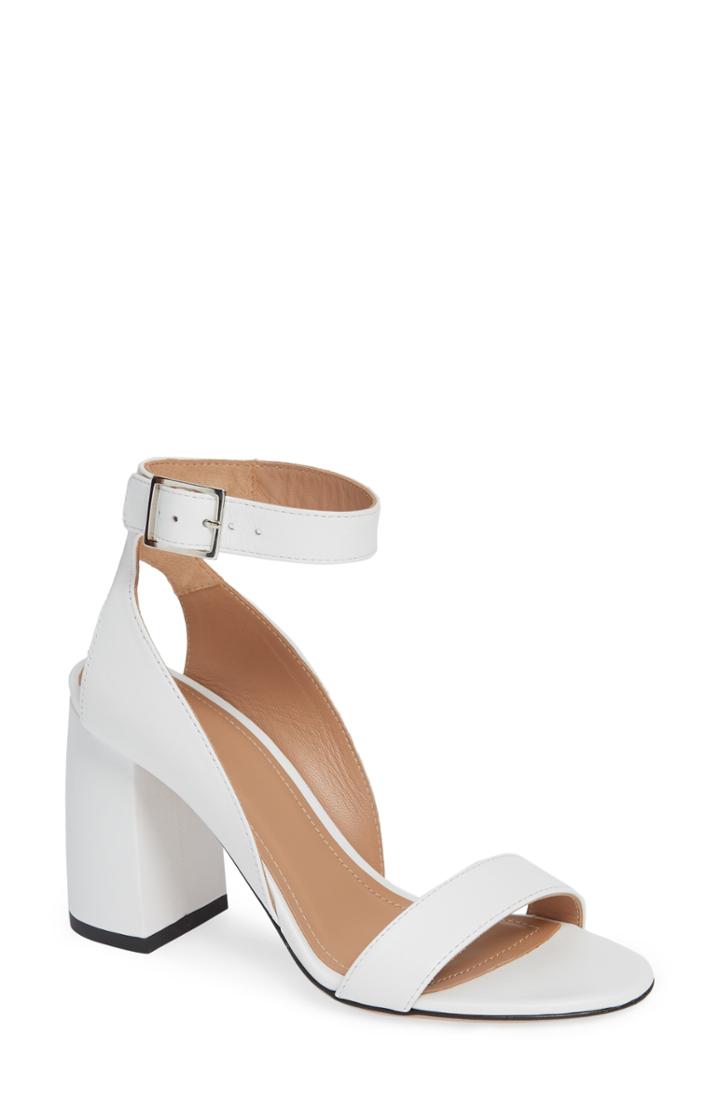 Women's Lewit Guilia Block Heel Sandal .5us / 35.5eu - White