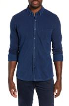 Men's Faherty Pacific Indigo Knit Sport Shirt - Blue