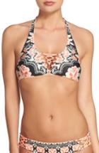Women's Becca Southern Belle Halter Bikini Top - Black