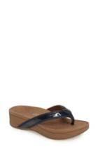 Women's Vionic High Tide Wedge Flip Flop W - Blue