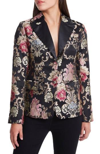 Women's Afrm Mae Jacquard Blazer - Black