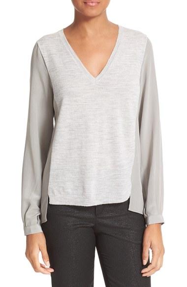 Women's Atm Anthony Thomas Melillo Merino Wool & Silk Sweater