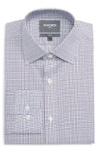 Men's Bonobos Jetsetter Slim Fit Stretch Geometric Dress Shirt 33 - Purple